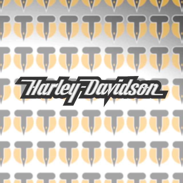 Patch Harley Davidson Stilizzata - Grande
