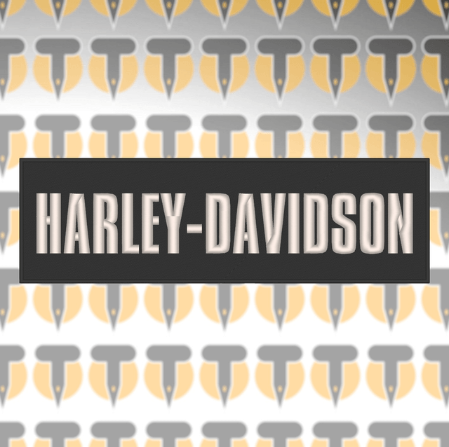 Maxi Patch Harley Davidson Rettangolare 
