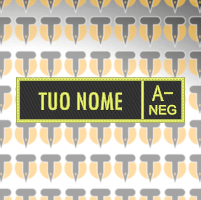 Patch Nominativa - Rh A -