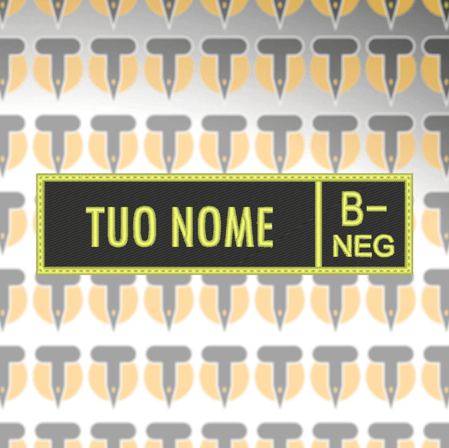 Patch Nominativa - Rh B -