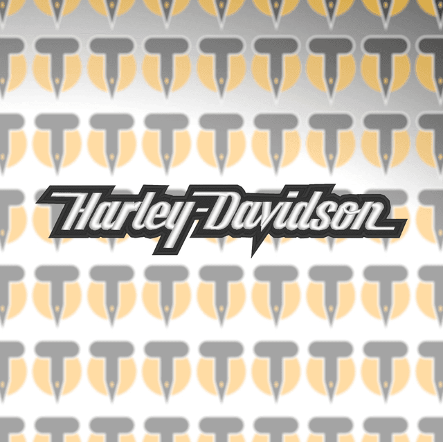 Patch Harley Davidson Stilizzata - Grande
