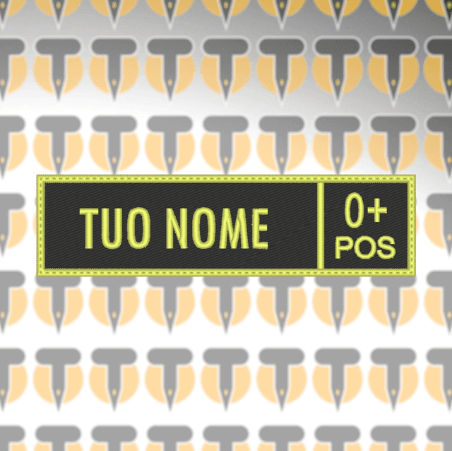 Patch Nominativa - Rh 0 +
