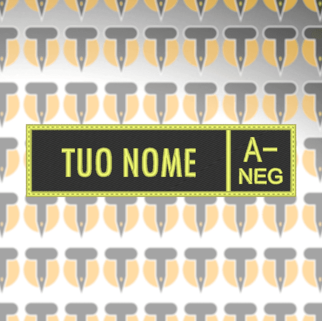 Patch Nominativa - Rh A -